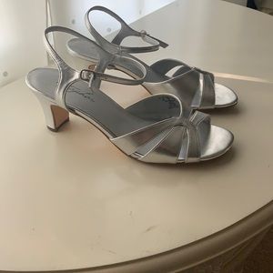 Silver sandals